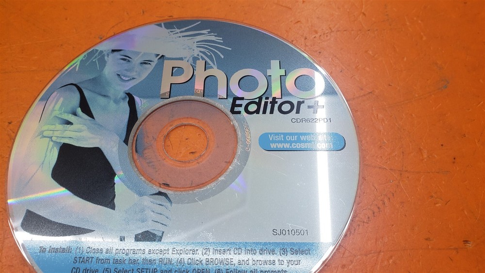 ⭐️⭐️⭐️⭐️⭐️ Cosmi Photo Editor+ PC CD-ROM