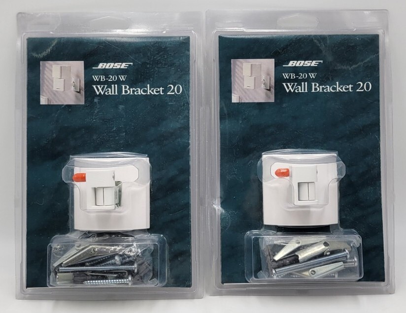 Bose WB-20W Wall Bracket 20 (Pair) White WB-20 Read