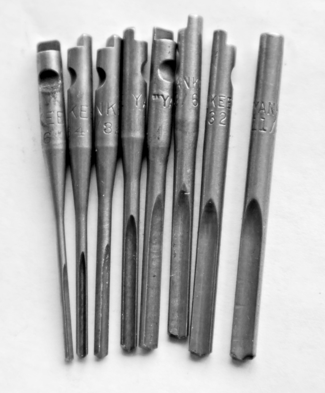 North Bros "YANKEE" No. 41 Push Drill + 8 Bits + Box + Insert / NOS / MT Tools