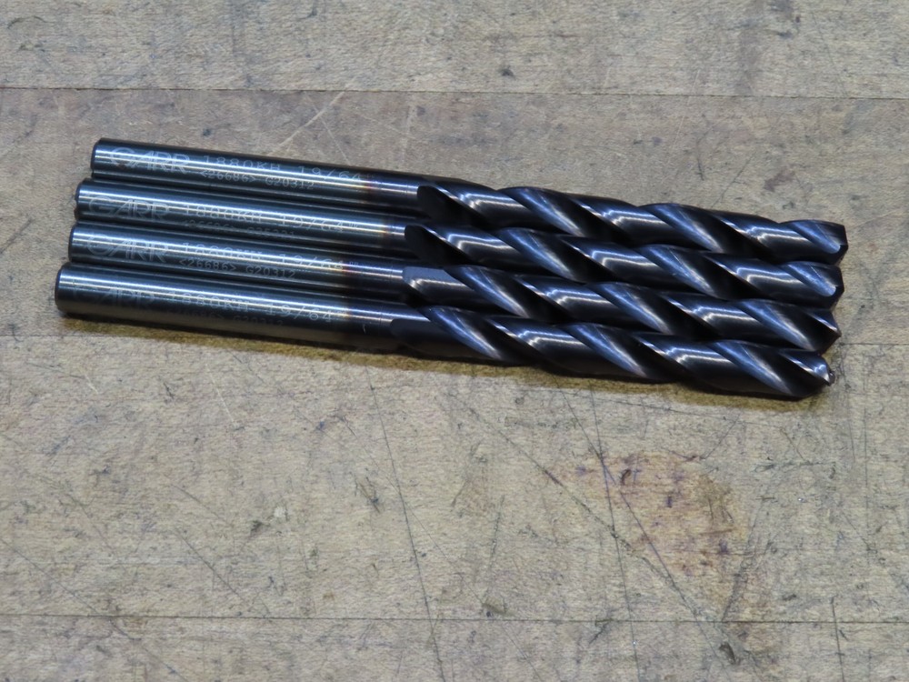 GARR 19/64" coolant thru solid carbide drill