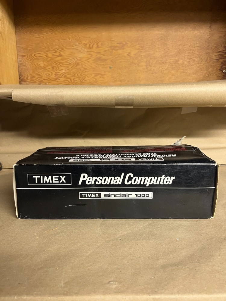 Timex Sinclair 1000 Vintage Personal Computer w Box and Manual Untested