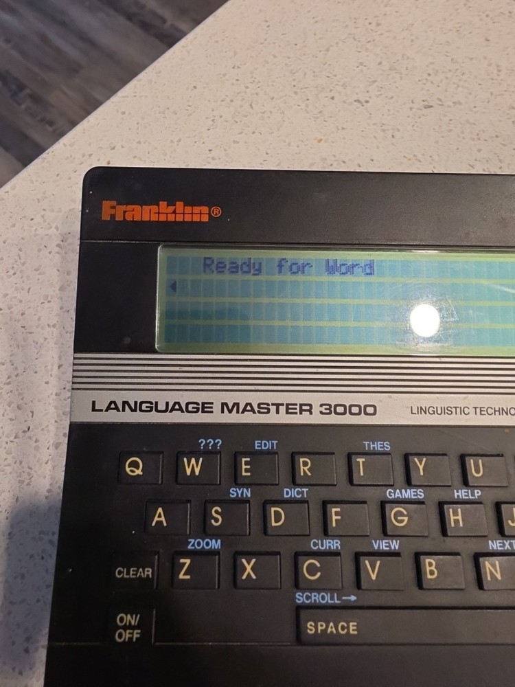 Franklin Language Master 3000 Electronic Dictionary & Thesaurus LM-3000B