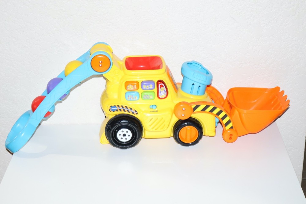 VTech Push & Pop Bulldozer & Dump Truck Working Lights & Sounds
