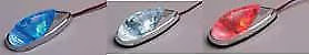 K&S Technologies LED Flush-Mount Mini Marker Lights - Adhesive - Black/Red