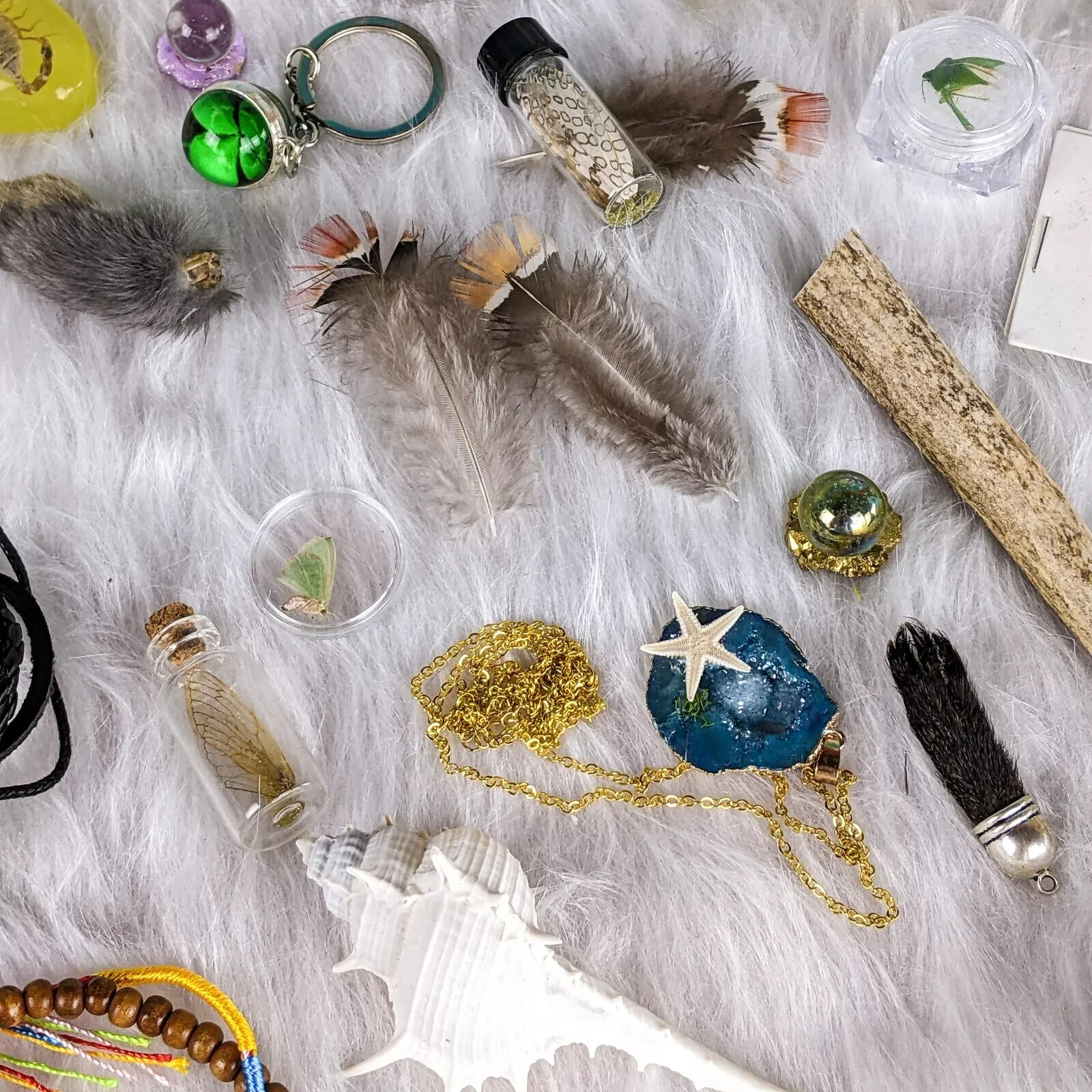 MYSTERY Lot BOX Small Curiosity or Oddity box 4 / 6 item gift surprise package