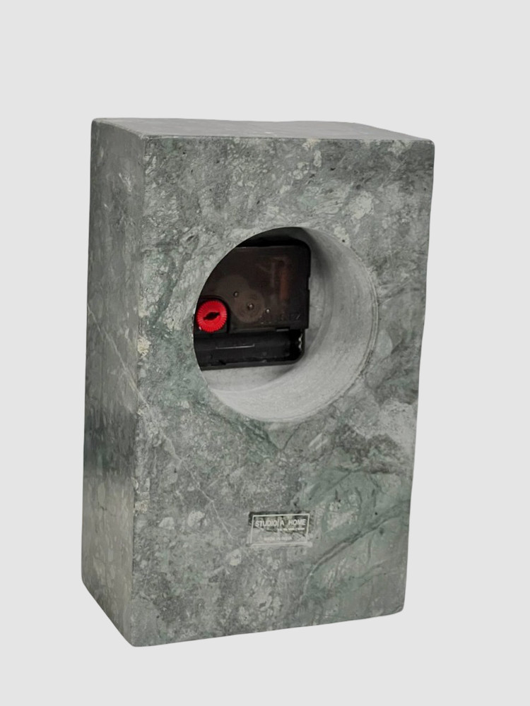 Global Views Green Marble Tower Clock
