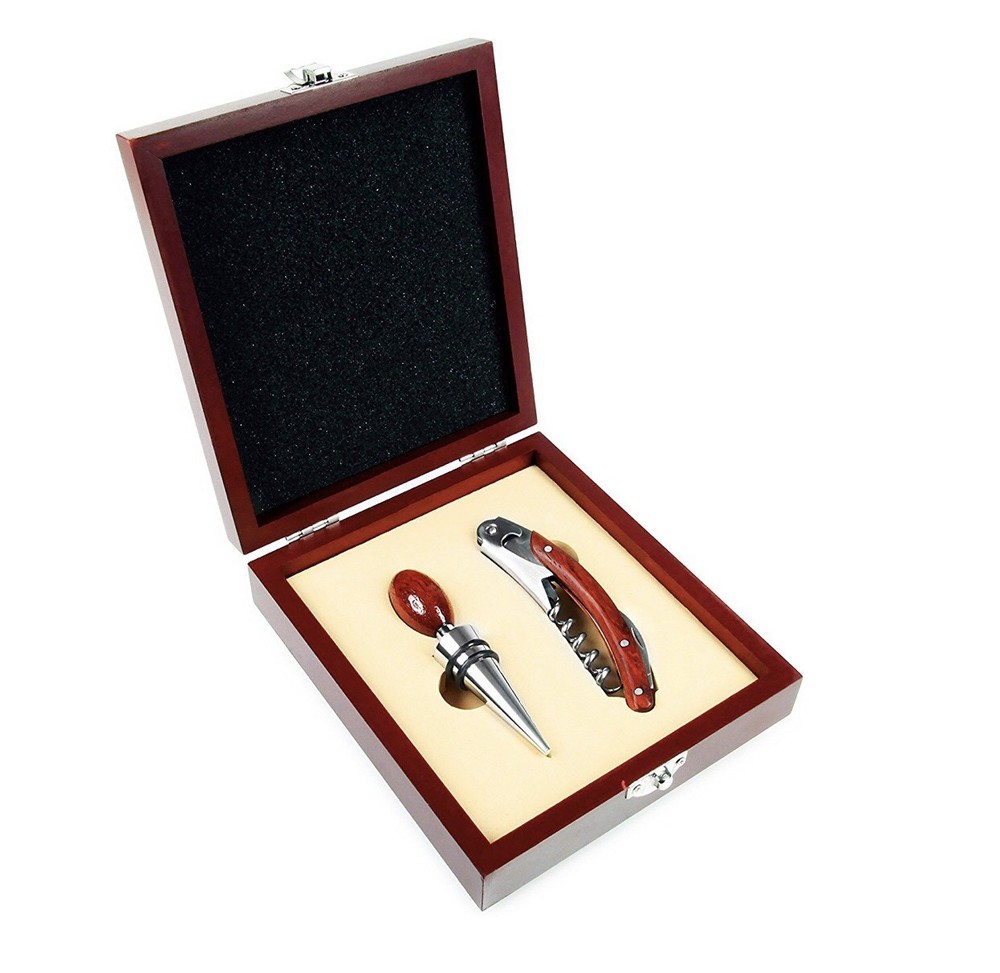 Wine Key Cork Screw Wine Stopper Gift Set