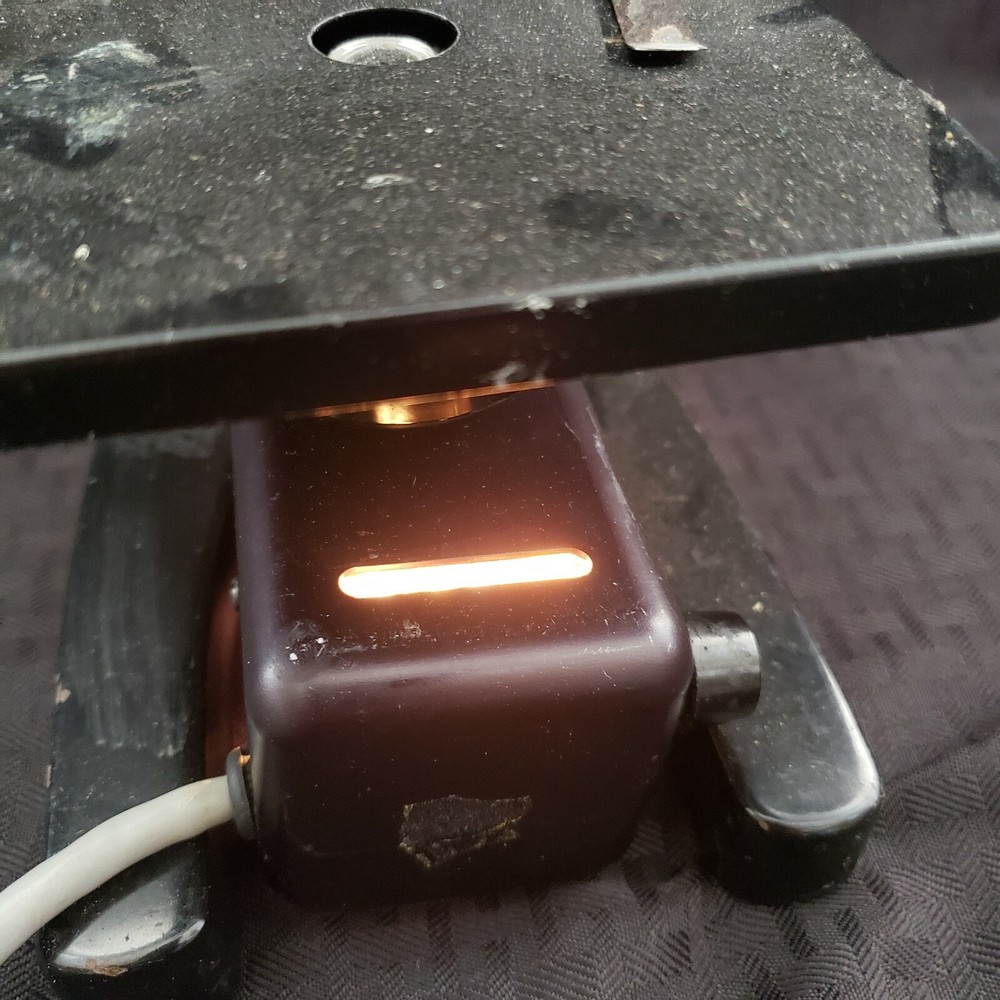 Vintage Original Graf Apsco Slide Microscope With Light