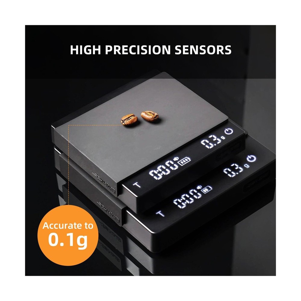 MHW-3BOMBER Mini Coffee Scale with Timer,Rechargeable Espresso Scal... Fast Ship