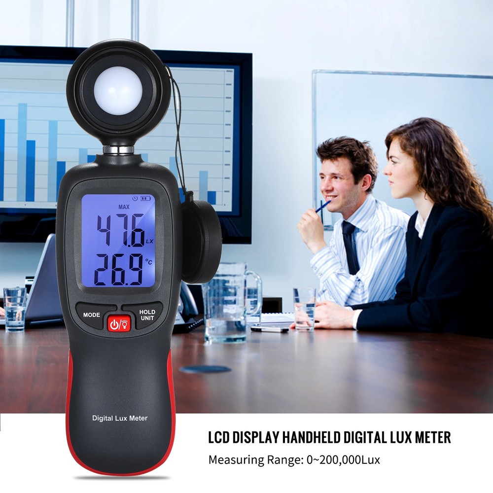 Digital Meter LCD Display Handheld Illuminometer Mini Luminometer WDNN