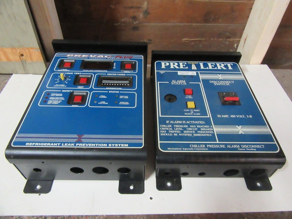 MECHANICAL INGENUITY PRELERT & PREVAC CHILLER PRESSURE / LEAK PREVENTION SYSTEM