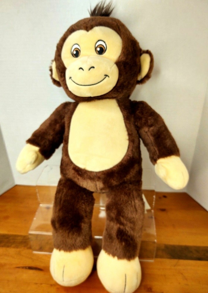 Build a Bear 2020 19" Brown/Tan Monkey w/ Sound Stuffed Plush Monkey