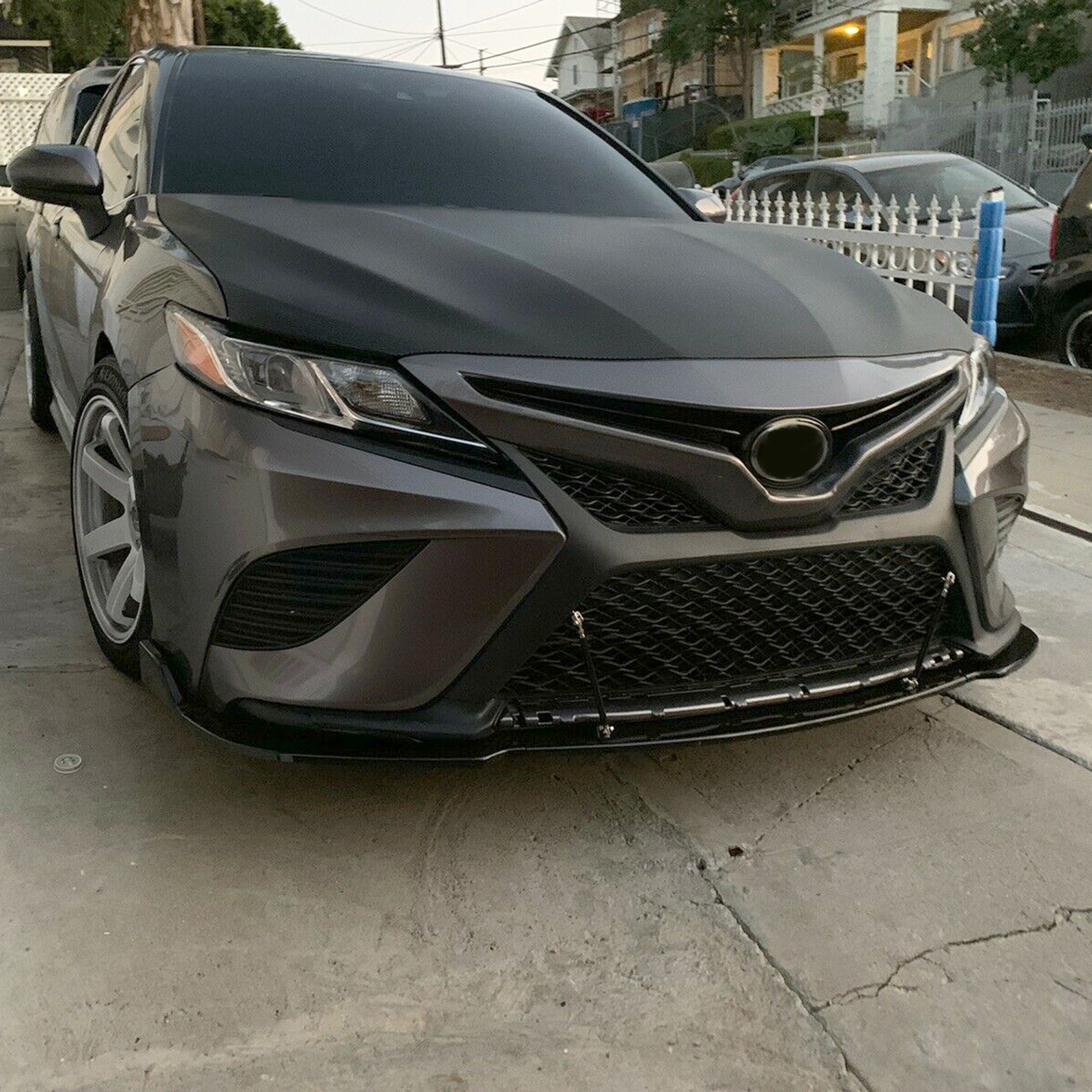 For Toyota Camry 2018-22 SE XSE Gloss Black Front Bumper Lip Splitter Spoiler