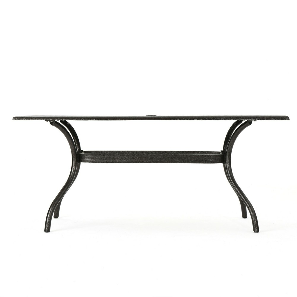 Monteria Bronze Cast Aluminum Rectangle Table