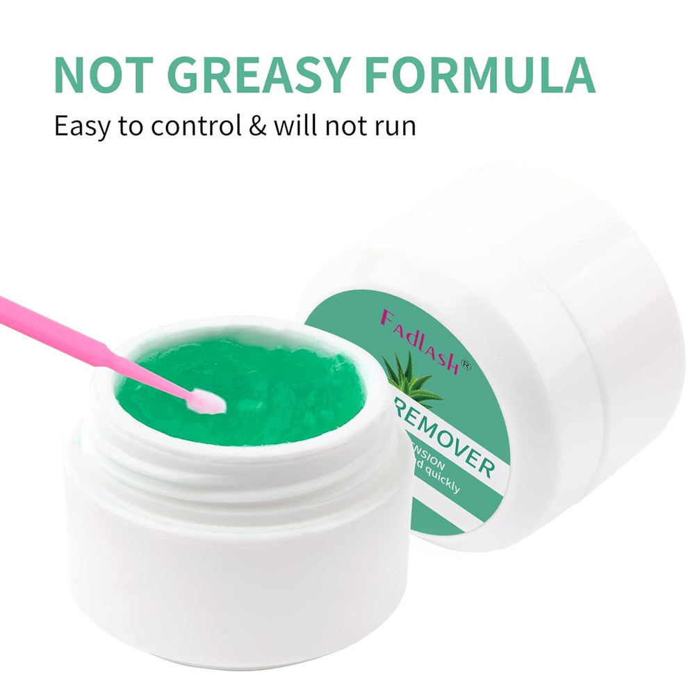 Lash Remover for Professional Eyelash Extensions Dissolves Powerful Cream Lash R