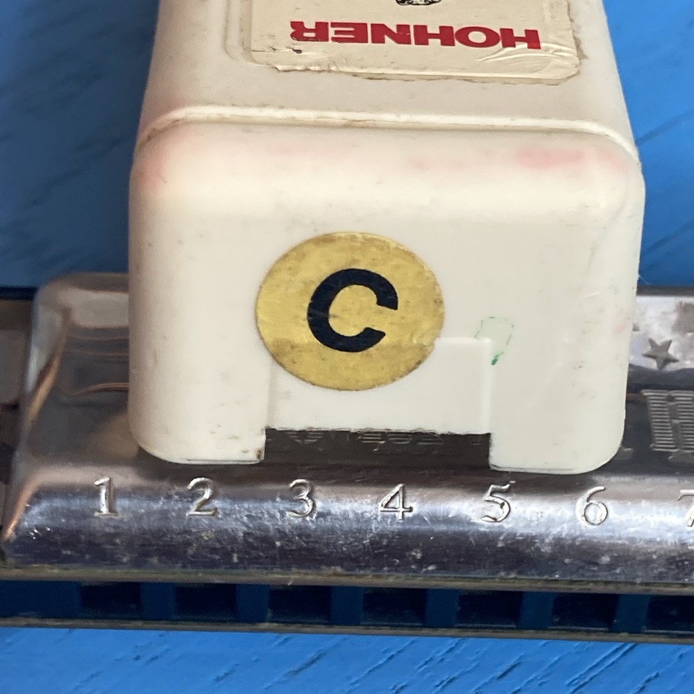 Hohner Big River Harp Harmonica Key:C White Case