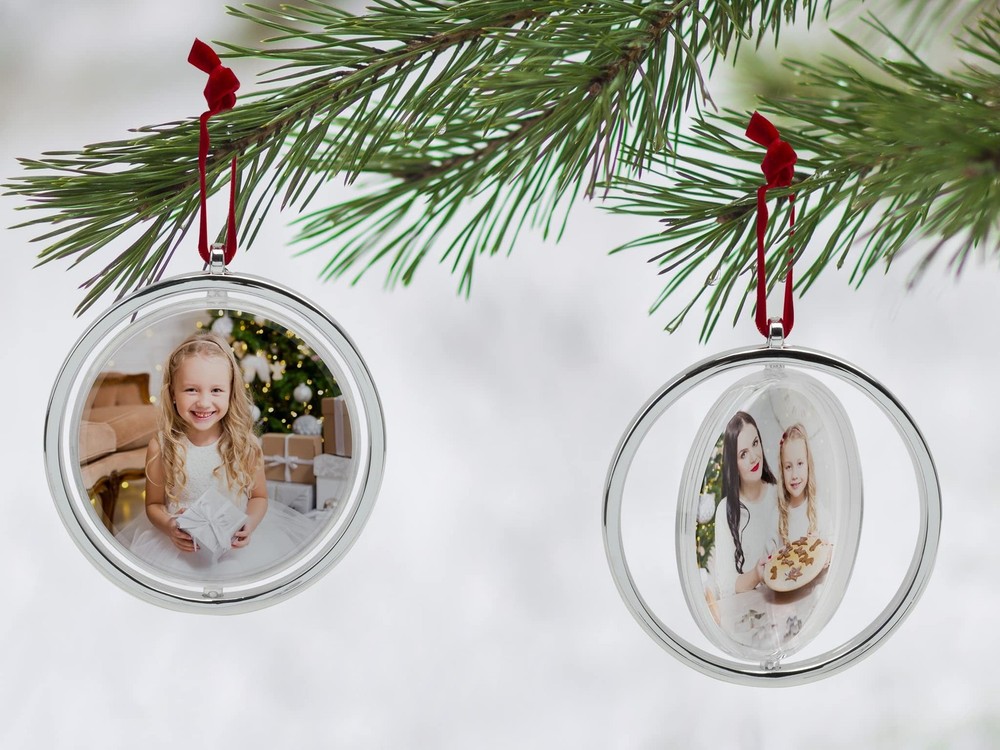 Spinning Photo Ornament - 4 Pack