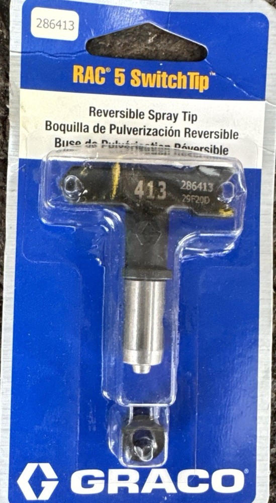 Graco 286413 RAC 5 SwitchTip Airless Spray Tip 413