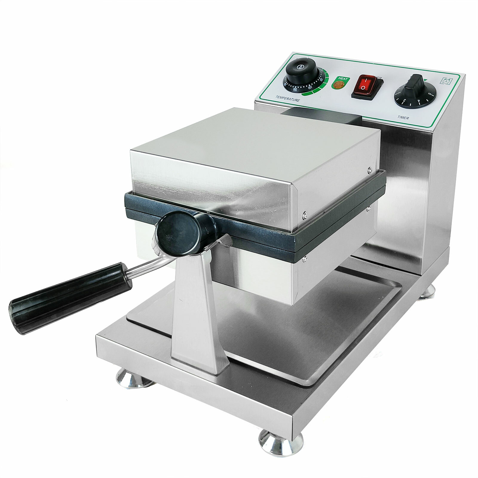 Commercial Waffle Maker Machine Stainless Electric Bubble Egg Cake Maker New