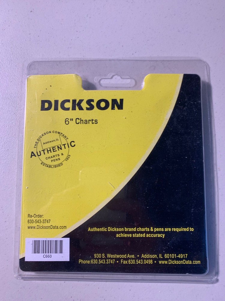Dickson KT6P2 Temperature Chart Recorder