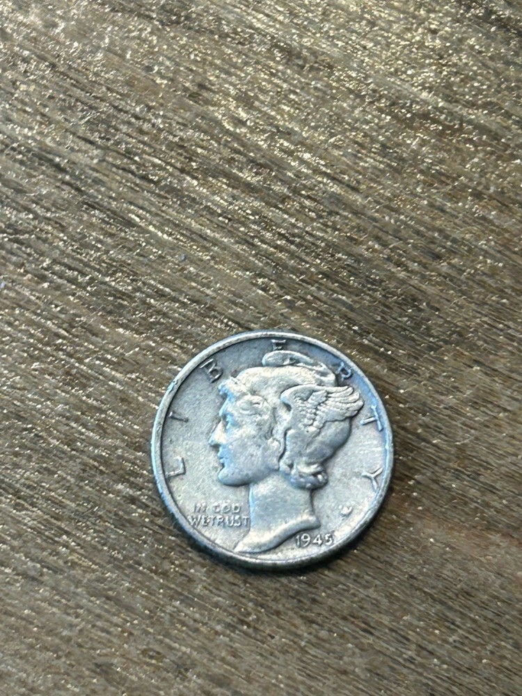 1945 Mercury Dime XF