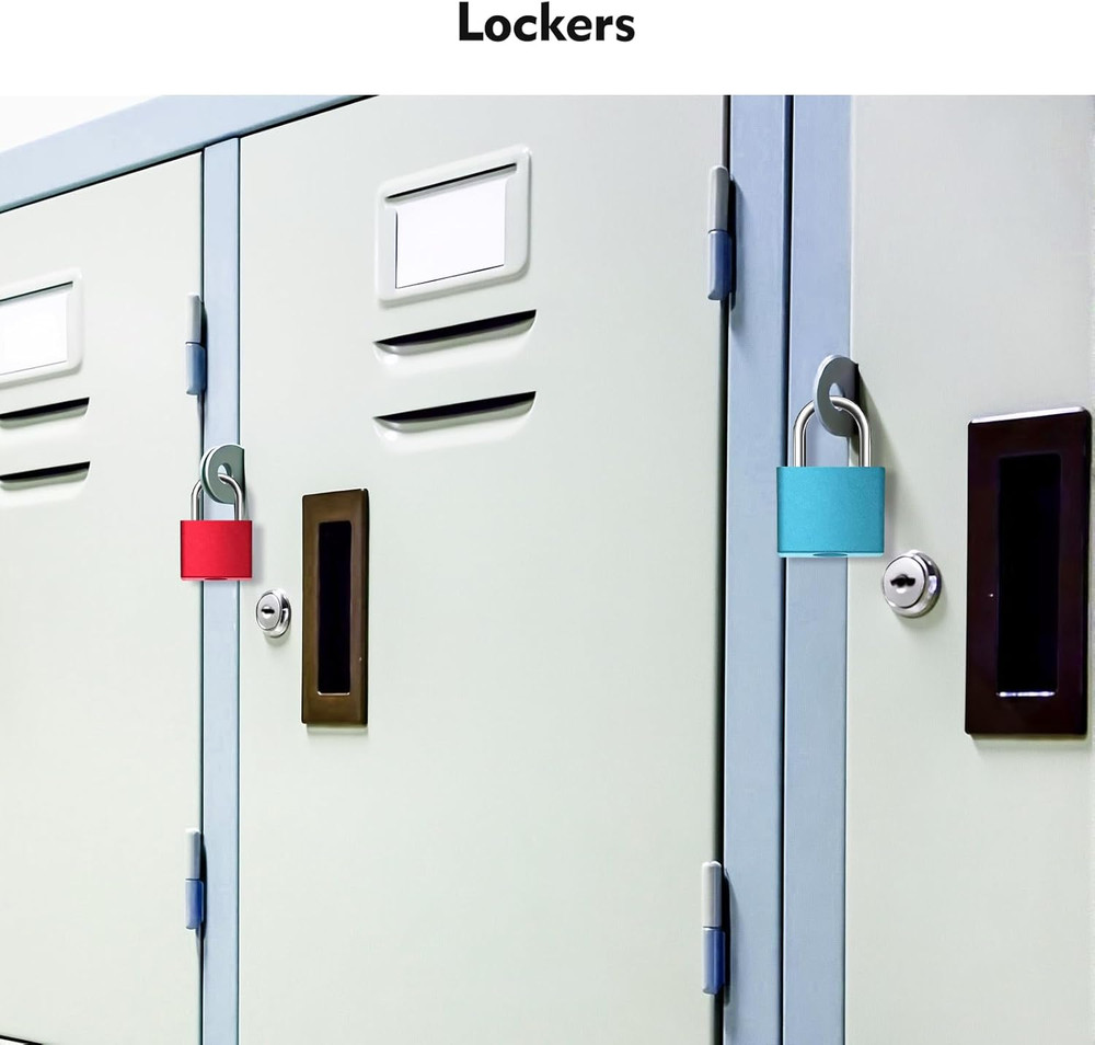 6PCS Luggage Locks Mini Keyed Padlocks for Suitcase Backpack Bags