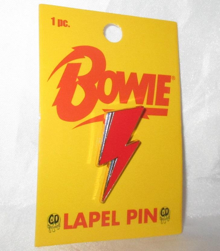 David Bowie Bolt Lapel Pin Rock New