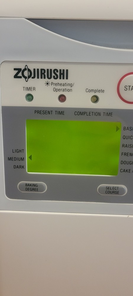 Zojirushi Automatic Bread Maker Machine BBCC-S15A Instructions Cup Scoop Tested