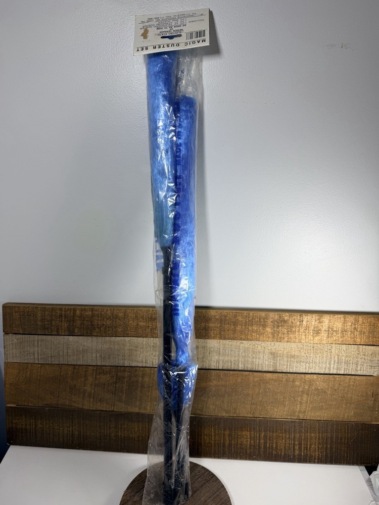 Original Magic Duster New Vintage 3 Piece Set Electrostatic Blue