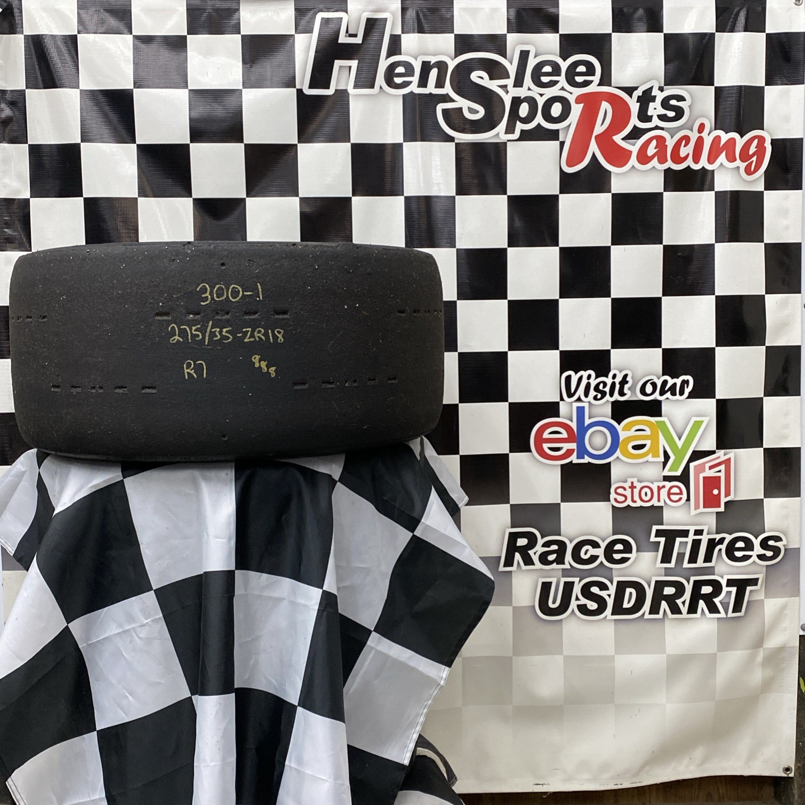 300-1 USDRRT HOOSIER DOT Road Race Tire        275/35  ZR18   R7