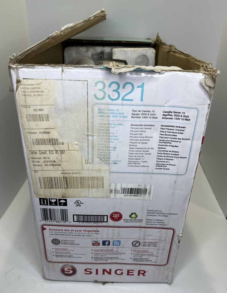 Singer Talent 3321 Sewing Machine