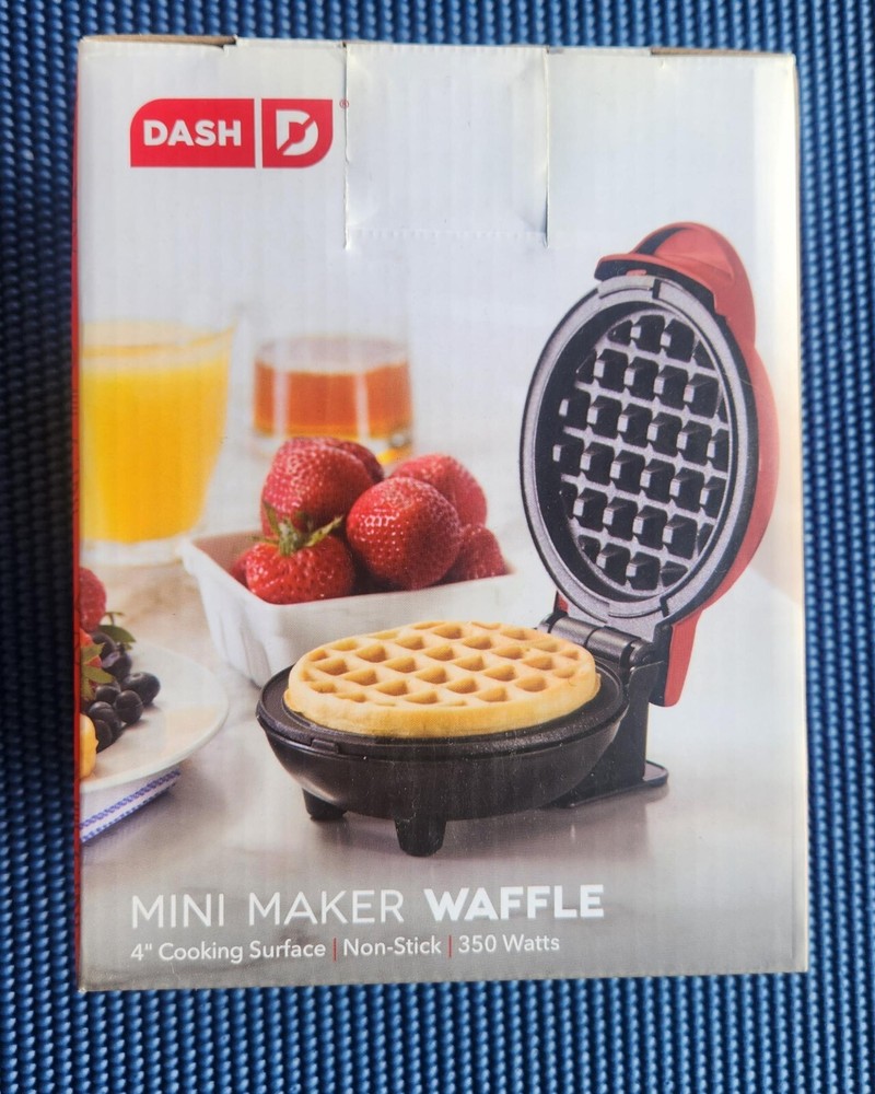 DASH Mini Maker Waffle - Mini Maker Griddle - 4" Cooking Surface - Non-Stick