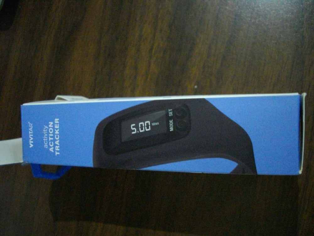 Vivitar Activity Action Fitness Tracker LCD Display Black For IOS Android OS