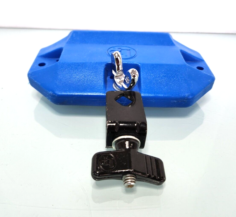 Latin Percussion Jam Block with Bracket High Pitch Blue
