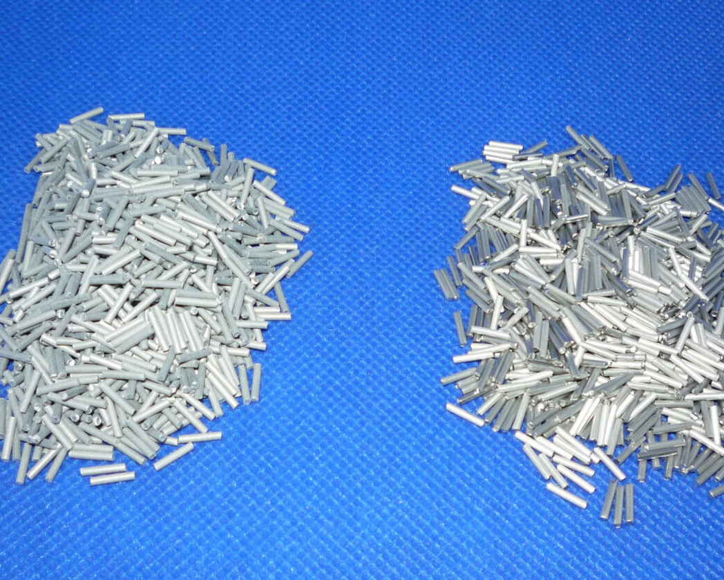 Stainless Steel shot for cleaning & burnishing Brass Casings(Pins .047" x .255")