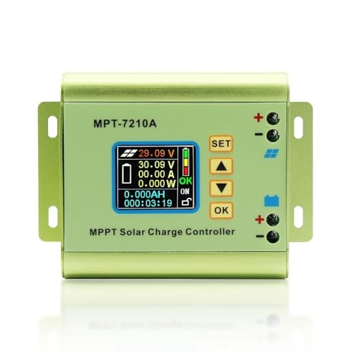 10A Solar Charge Controller Battery Solar Panel MPPT with LCD Display for