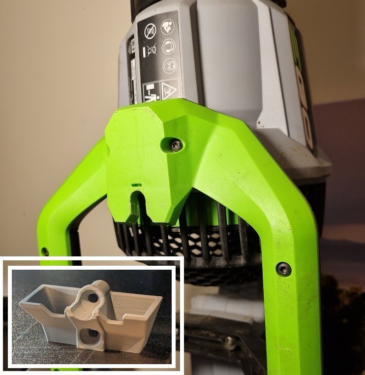 EGO 675 CFM Leaf Blower Wall Mount