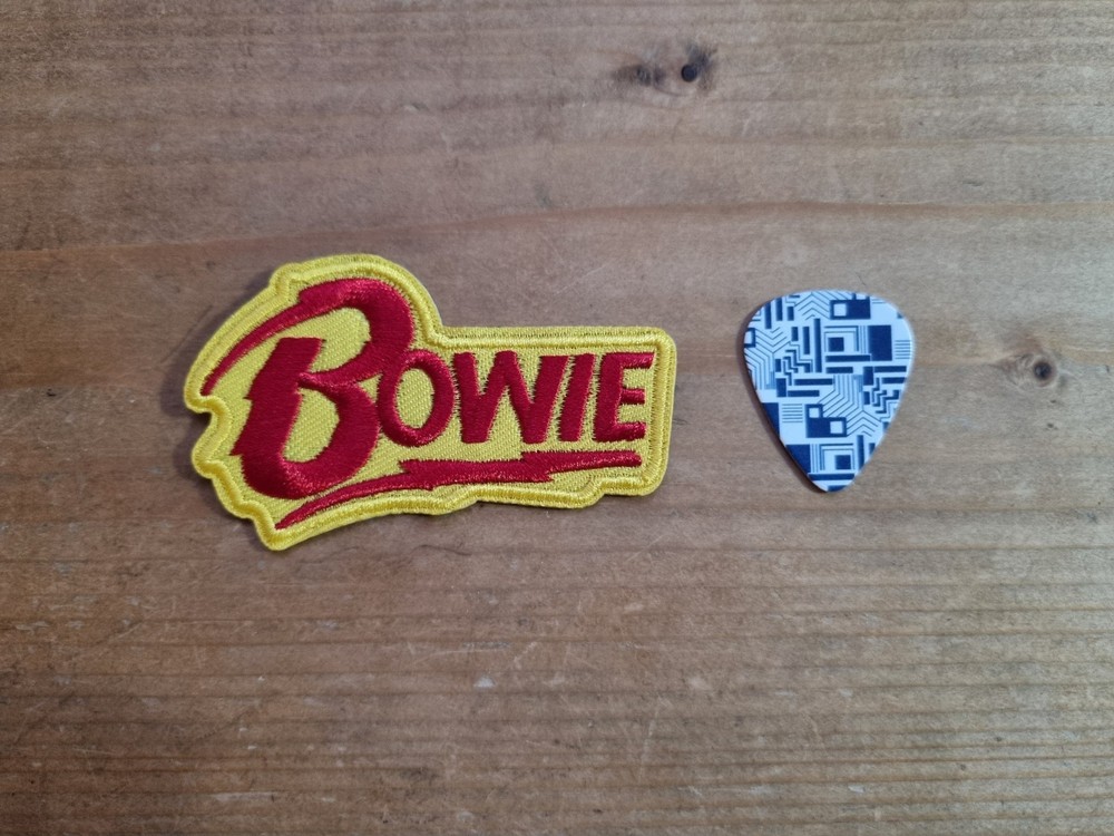 David Bowie Postcards,Playing Cards ,Minifigure Patch Plectrum & Note