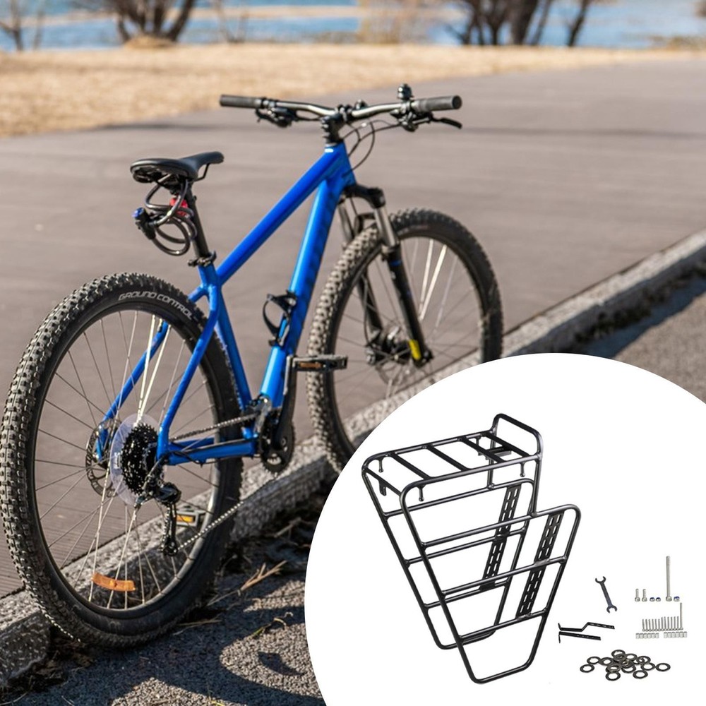 Bike Front Rack Backpack Carrier Rack Practical Bike Attachment Bicycle Front