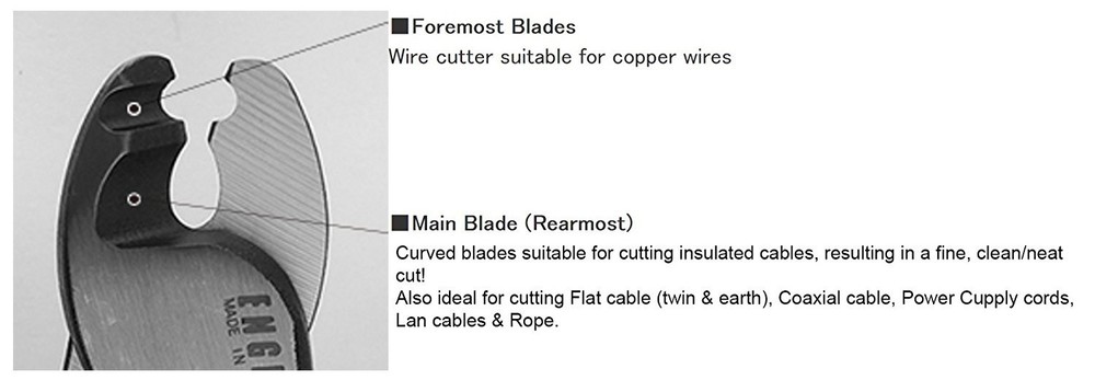 ENGINEER CABLE CUTTER (164mm) PK-50 MADE IN JAPAN