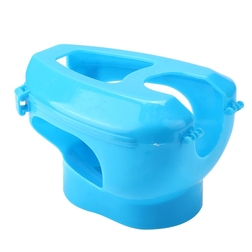 Plastic Holder For Injection Feeding Fixed Mount Bird Supply(blue)♡
