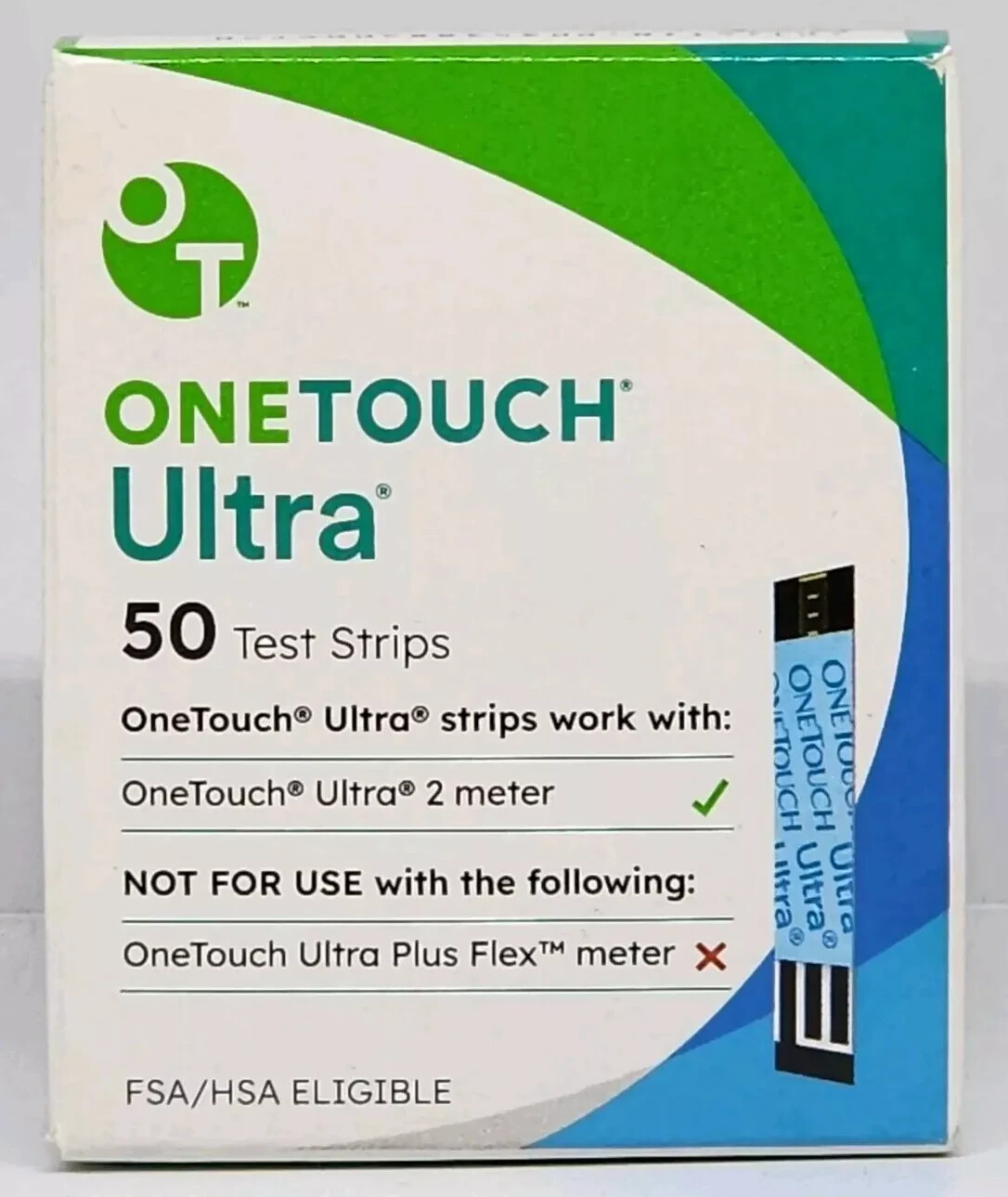 One Touch Ultra Diabetic Blood Glucose Test Strips 50 Count New Exp. 05/2026+
