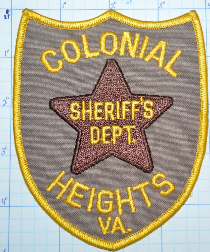 VIRGINIA, COLONIAL HEIGHTS SHERIFF'S DEPT 5" PATCH