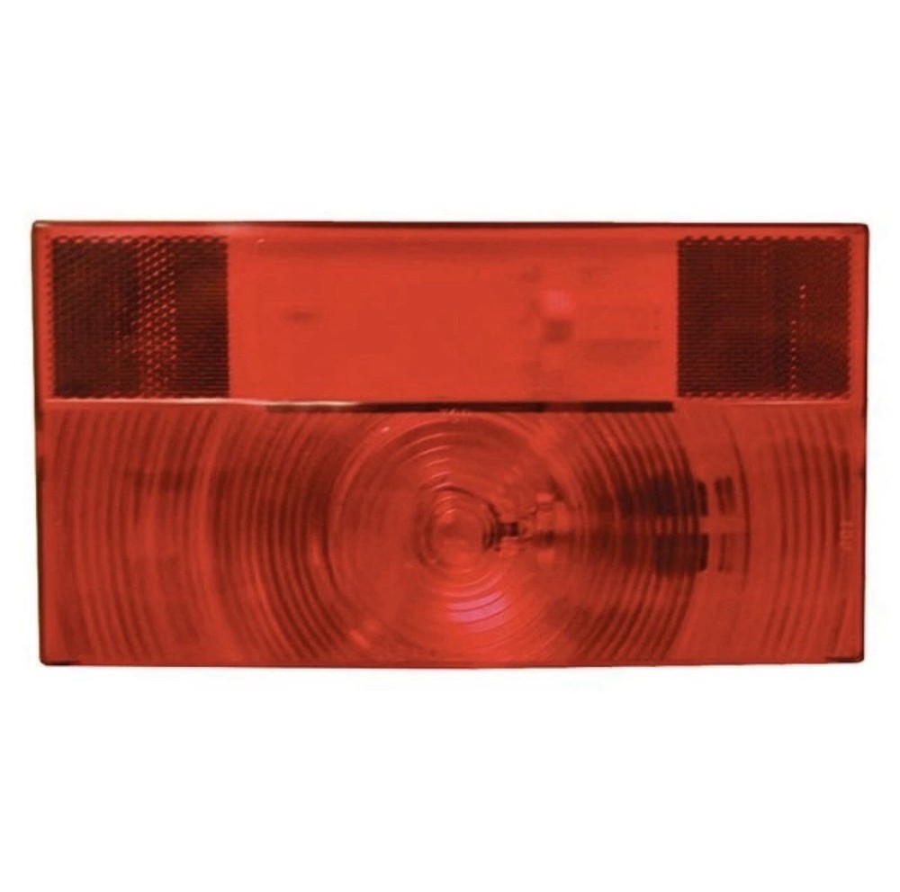 Peterson V25911 8.6"x4.6" Red Rectangular Bolt-on Mount Tail Light