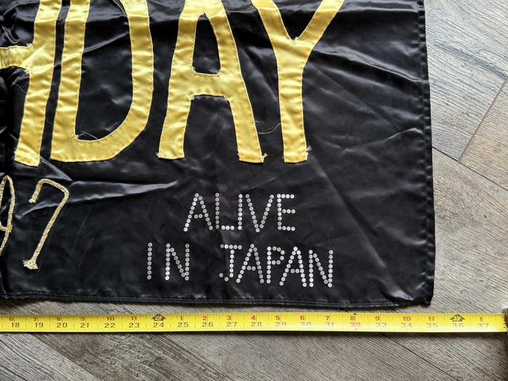 KISS Concert Banner Paul Stanley Birthday Reunion Tour Japan '97 Vintage Kiss