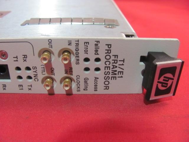 HP E4206A TI/E1 FRAME PROCESSOR VXI
