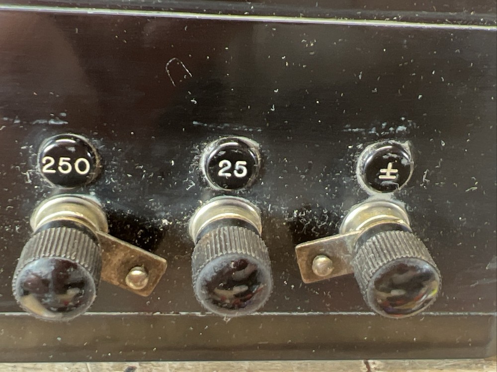 Vtg Weston Electrical MILLIIVOLTS A.C. Meter Model 430 #16848 Zero Corrector