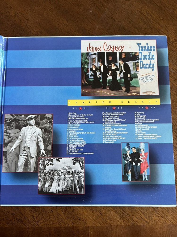 James Cagney - Yankee Doodle Dandy - Laserdisc LD