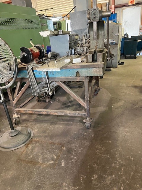 welding table, 5' x 8'