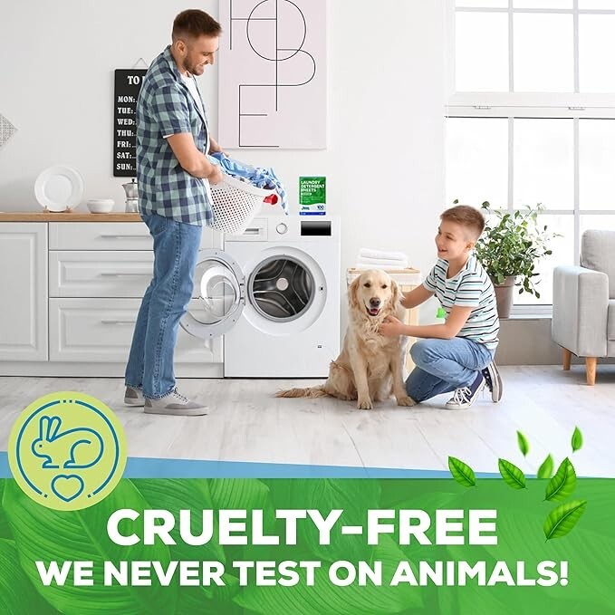 Inso Green Laundry Detergent Sheets 100 loads Fresh Linen Scent Powerful Clean